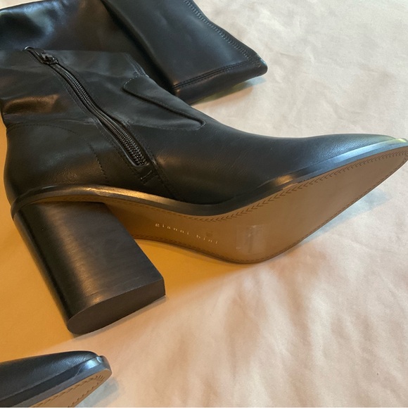 Womens Gianni Bini Over the Knee Black  Boots - Picture 2 of 6